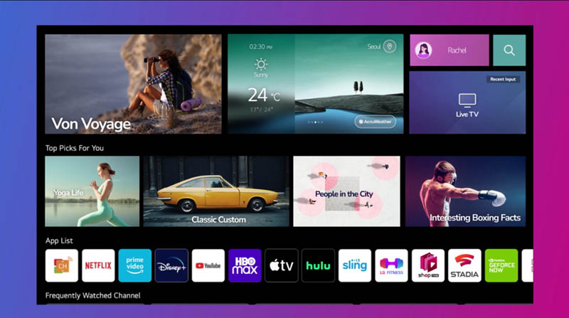 Hệ điều hành WebOS thân thiện với người dùng sử dụng 