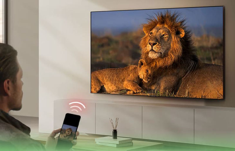 Smart tivi Qned LG 4K 55 inch 55QNED80TSA - Hàng chính hãng