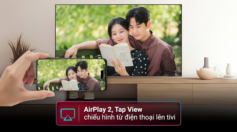 Chiếu nội dung từ điện thoại lên tivi thông qua ứng dụng Tap View