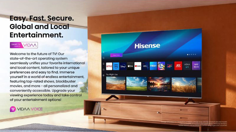 Smart tivi Hisense 4K UHD 55A6100N - Hàng chính hãng