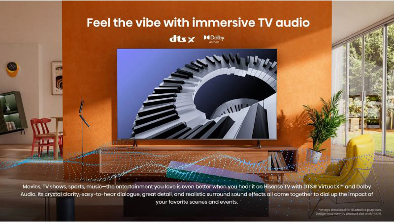 Smart tivi Hisense 4K UHD 55A6100N - Hàng chính hãng