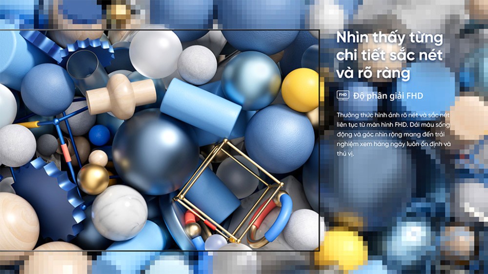 Độ phân giải Full HD cho hình ảnh sắc nét
