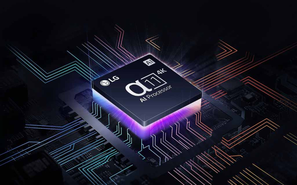 Bộ xử lý α11 AI Processor 4K mang đến hình ảnh rõ nét