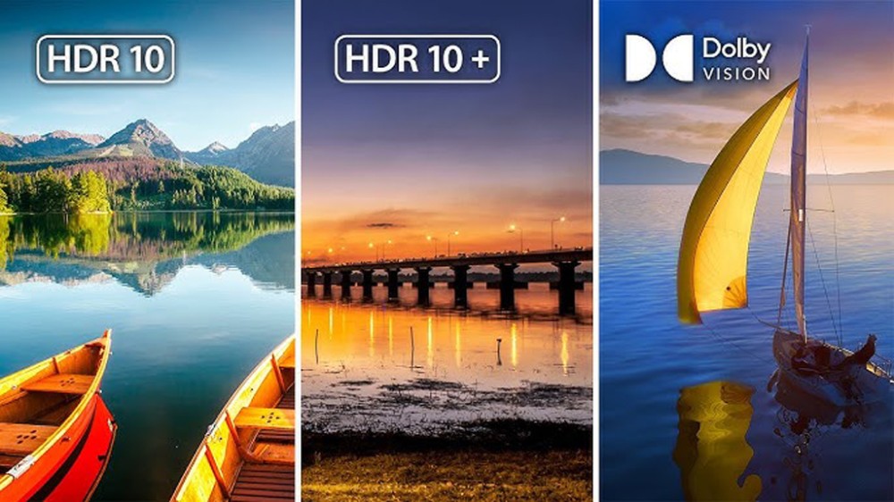Công nghệ HDR10, Dolby Vision, HLG, hiển thị sắc nét trong mọi khung cảnh.
