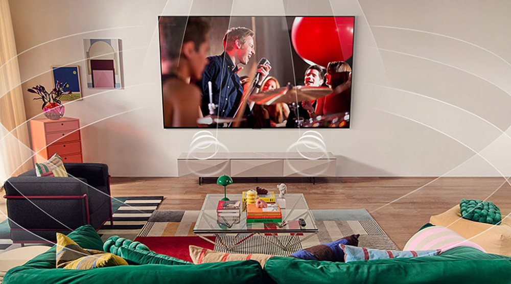 Âm thanh sống động với công nghệ AI Sound Pro