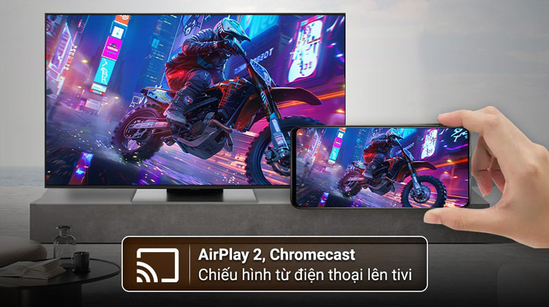 Smart tivi Qned LG AI 4K 55 inch 55QNED86TSA - Hàng chính hãng