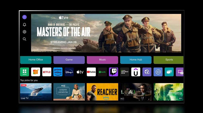 Smart tivi Qned LG AI 4K 55 inch 55QNED86TSA - Hàng chính hãng