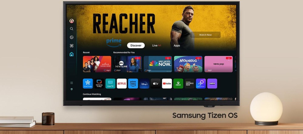 Hệ điều hành Tizen với gia diện thân thiện, dễ sử dụng