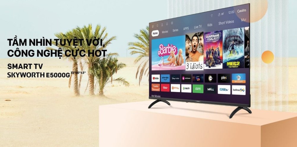 Smart tivi Skyworth HD 32 Inch 32E5000G - Hàng chính hãng