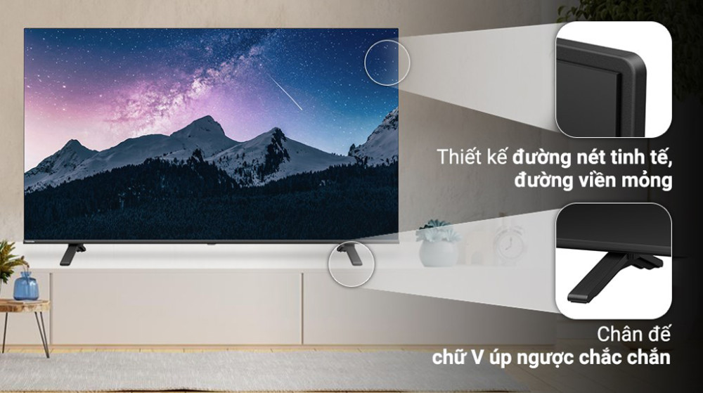 Smart tivi Toshiba AI 4K 55 inch 55E330MP - Hàng chính hãng