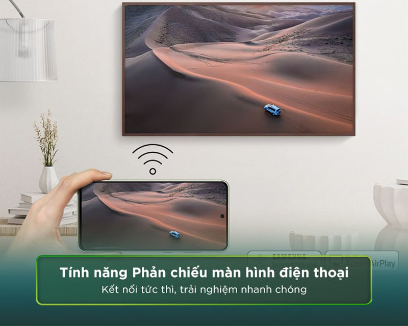 Smart tivi khung tranh The Frame qled Samsung 4K 65inch QA65LS03DA - Hàng chính hãng