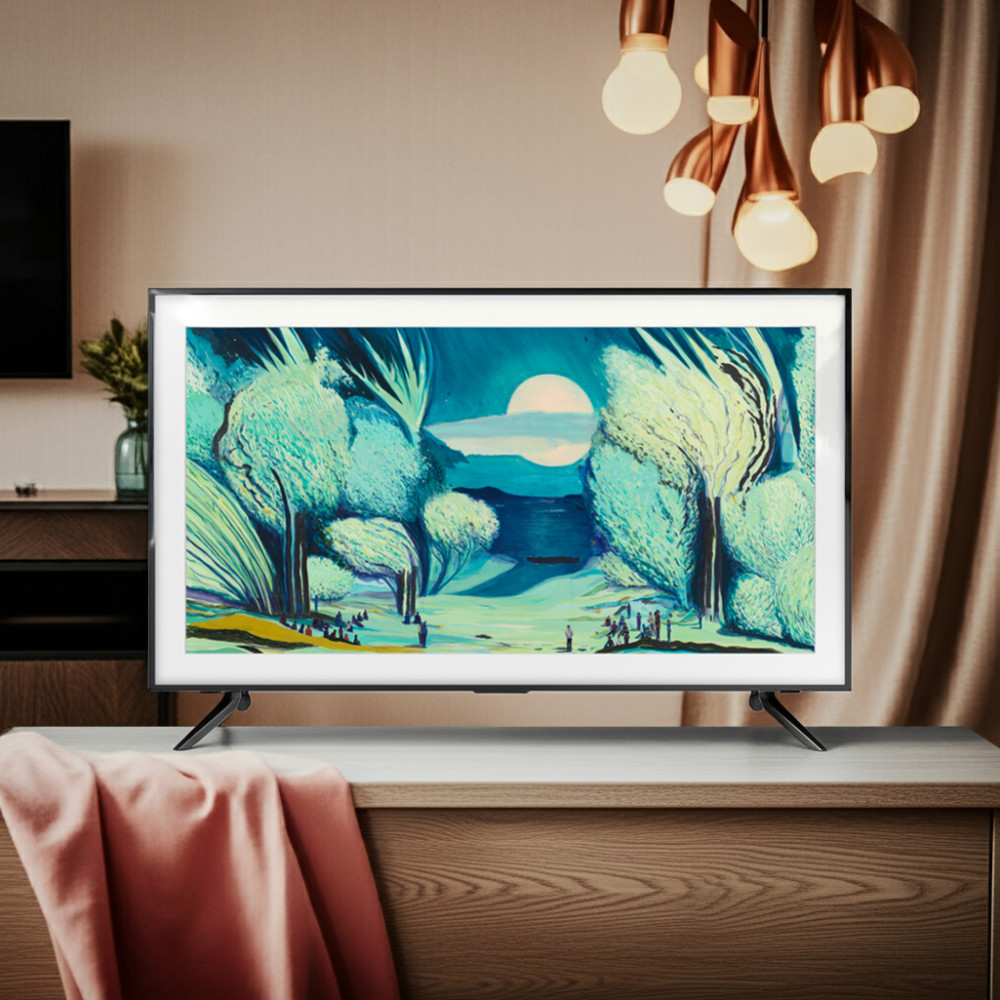 Smart tivi khung tranh the frame qled Samsung AI 4K 55 inch QA55LS03F - Hàng chính hãng