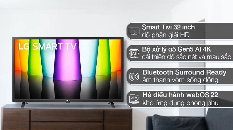 Smart Tivi LG 32 inch 32LQ636BPSA - Hàng chính hãng