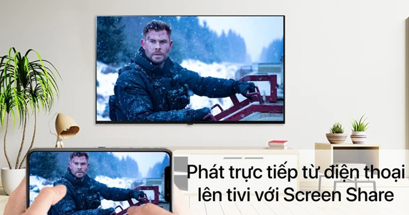 Smart Tivi QNED LG 4K 86 inch 86QNED80SRA - Hàng chính hãng