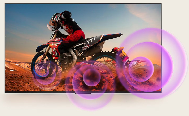 Công nghệ AI Sound Pro mang đến chất lượng âm thanh sống động