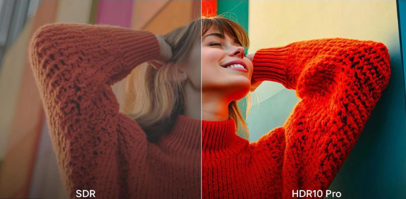 Công nghệ HDR10 Pro cho hình ảnh rõ nét