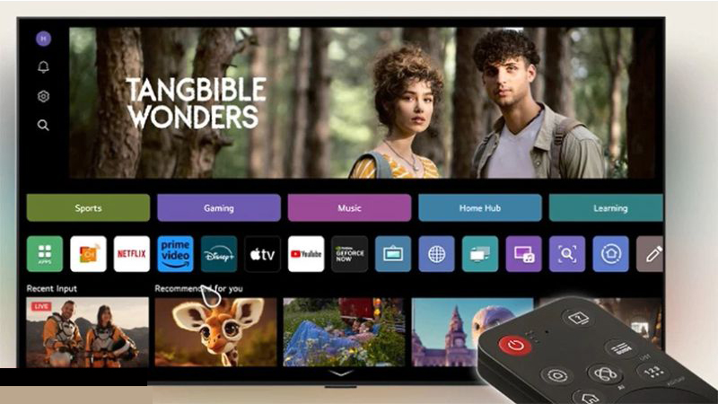 Hệ điều hành WebOS 25 với kho ứng dụng phong phú