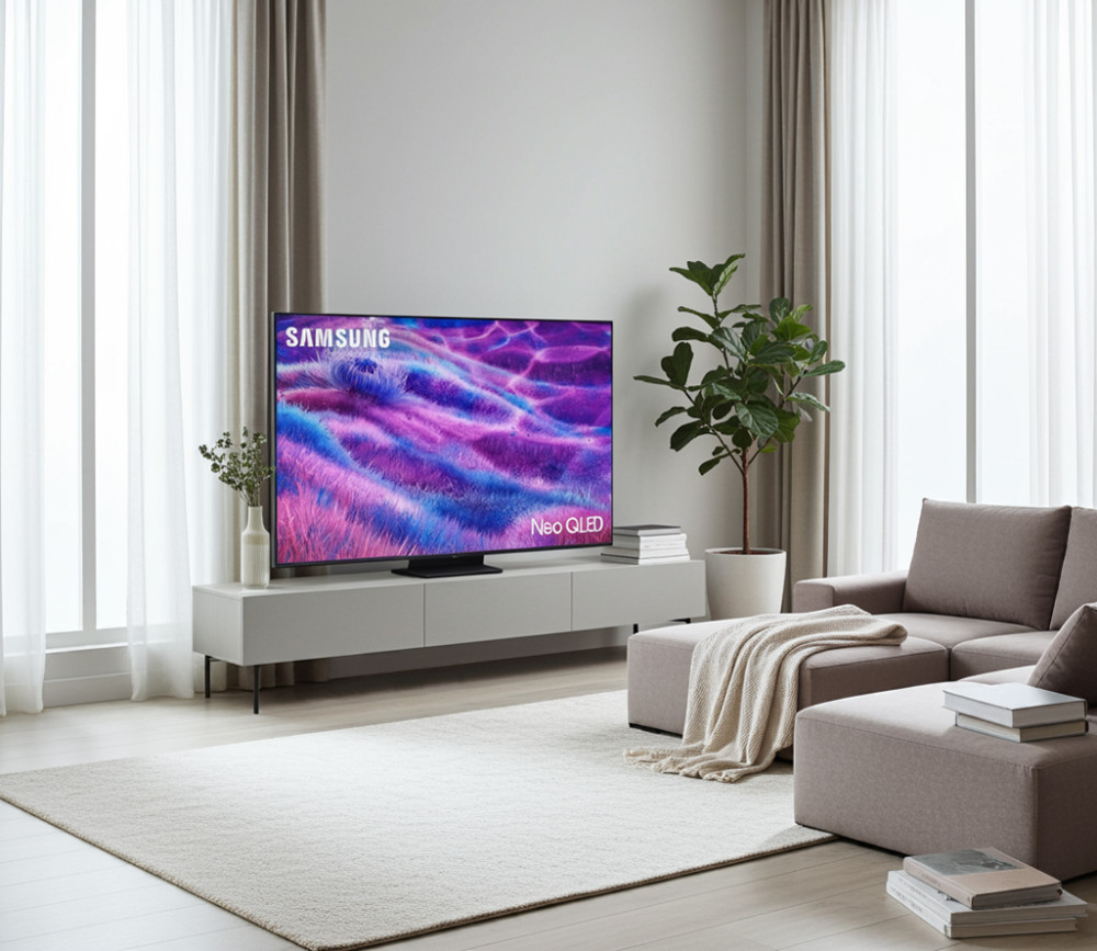 Màn hình 65 inch, lý tưởng cho phòng khách hoặc không gian giải trí rộng.