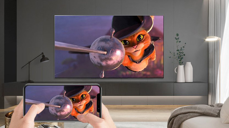 Chia sẻ nội dung từ điện thoại lên tivi bằng Air Play 2, Chromecast