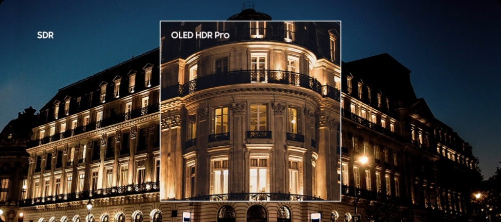 Công nghệ OLED HDR Pro cho hình ảnh sống động và rõ nét hơn