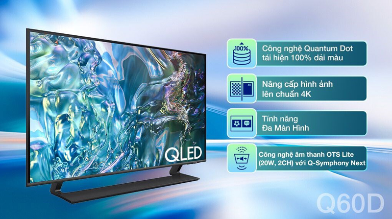 Smart tivi qled Samsung 4K 43 inch QA43Q60DA - Hàng chính hãng