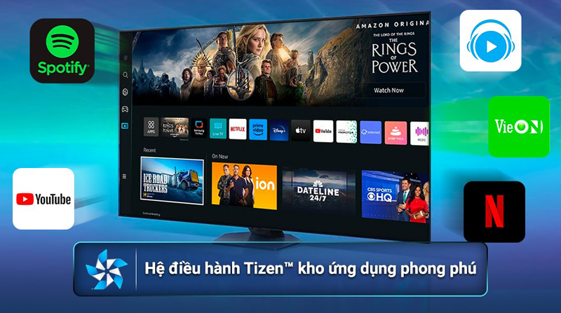 Smart tivi qled 4K 98 inch Samsung QA98Q80C - Hàng chính hãng