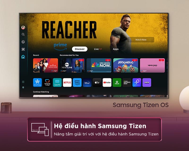 Smart tivi qled Samsung 4K 85 inch QA85Q80D - Hàng chính hãng