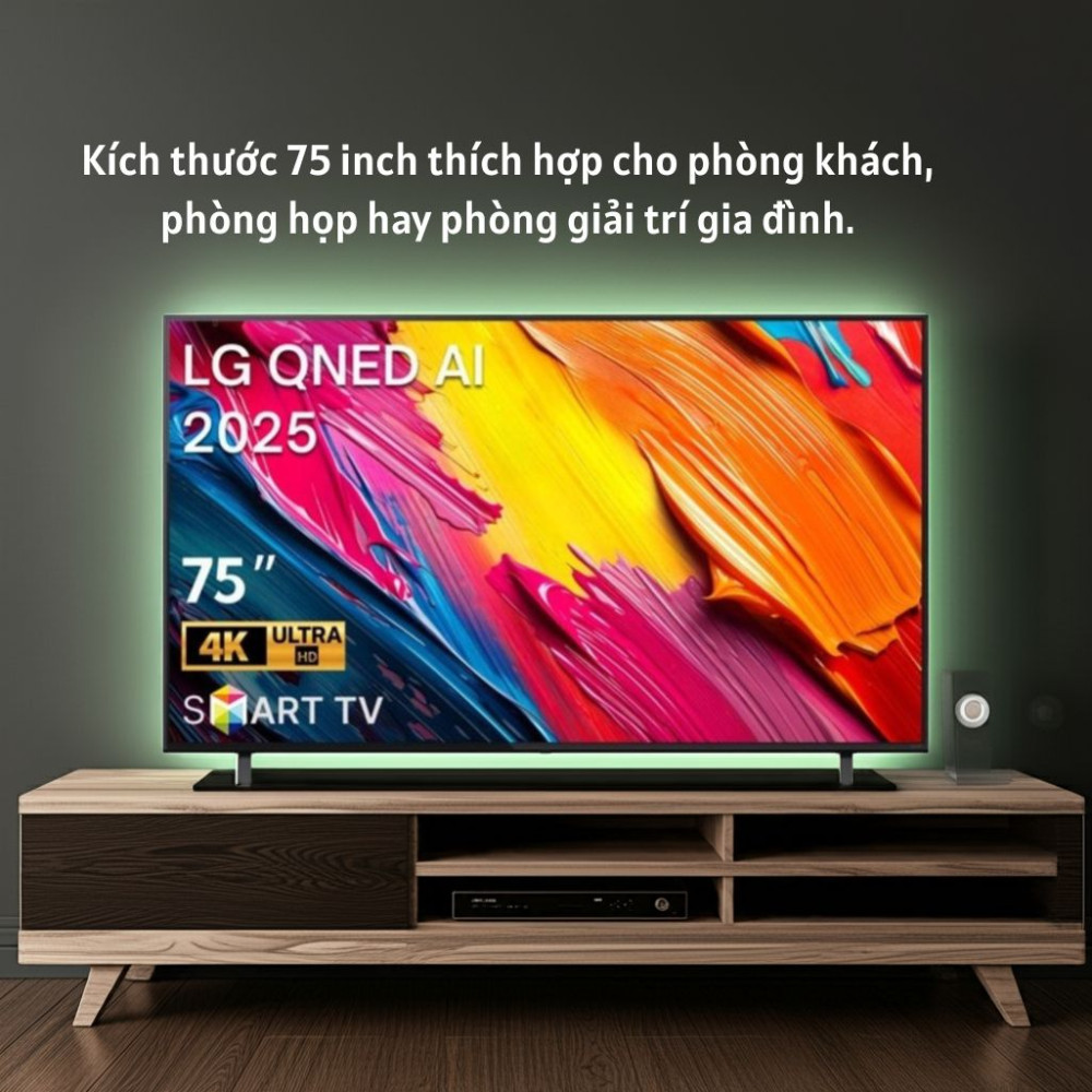 Smart tivi QNED AI LG 4K 75 inch 75QNED70ASA - Hàng chính hãng