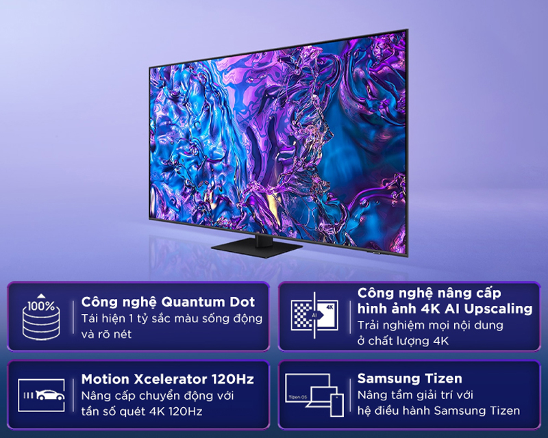 Smart Tivi QLED Samsung 4K 65 Inch QA65Q70DA - Hàng chính hãng