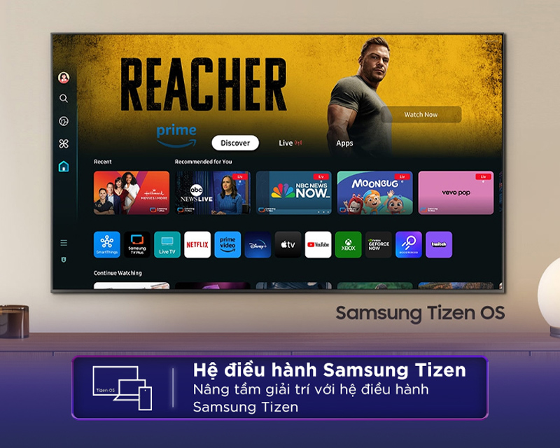 Smart Tivi QLED Samsung 4K 85 inch QA85Q60DA - Hàng chính hãng