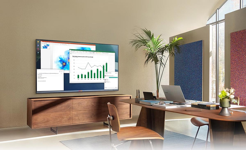 Smart Tivi Samsung 4K 55 inch UA55AU7002 - Hàng chính hãng