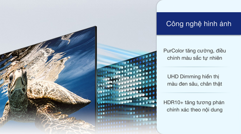 Công nghệ HDR10+, UHD Dimming tái tạo hình ảnh rõ ràng