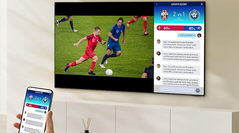 Chia sẻ nội dung từ điện thoại lên tivi tiện dụng.