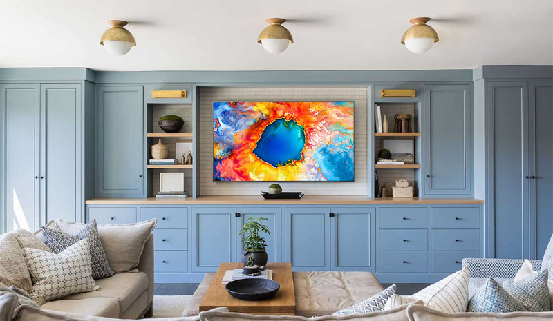 Kích thước 43 inch mang đến khung hình rộng rãi