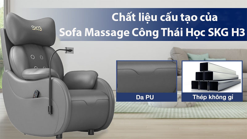 Sofa massage Công Thái Học SKG H3 - Hàng chính hãng