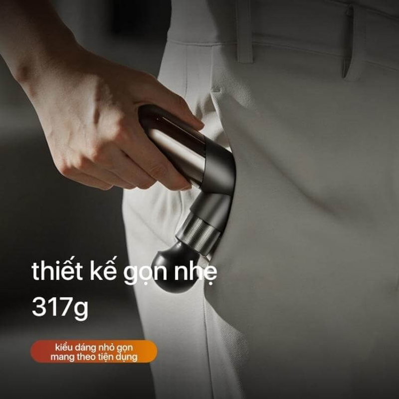 Súng massage cầm tay mini Philips PPM7501  - Hàng chính hãng