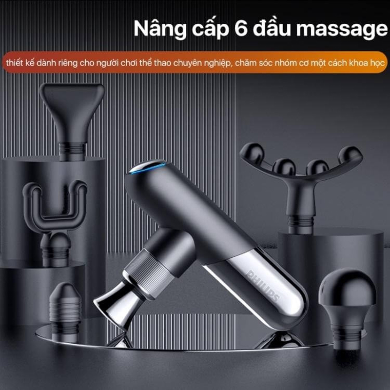 Súng massage cầm tay mini Philips PPM7501  - Hàng chính hãng