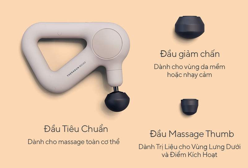 Súng massage Therabody Theragun Relief - Hàng chính hãng