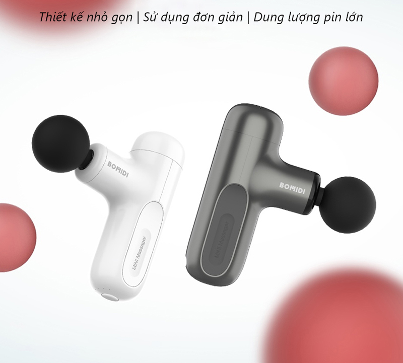 Súng massage cầm tay Bomidi M1 - Hàng chính hãng
