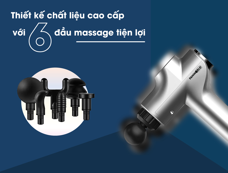 Súng massage cầm tay Panworld PW-3013 - Hàng chính hãng