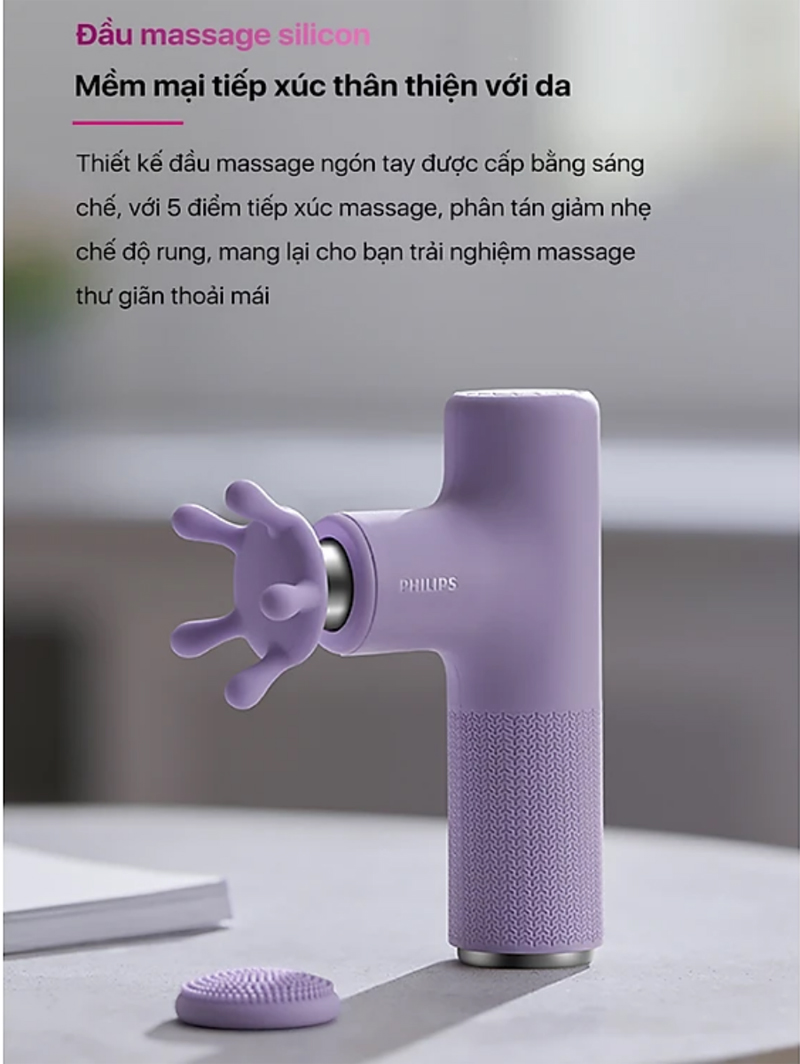 Súng massage cầm tay Philips PPM7311 - Hàng chính hãng