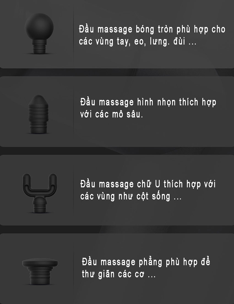 Súng massage cầm tay TriggerPoint Momoda SX319 - Hàng chính hãng