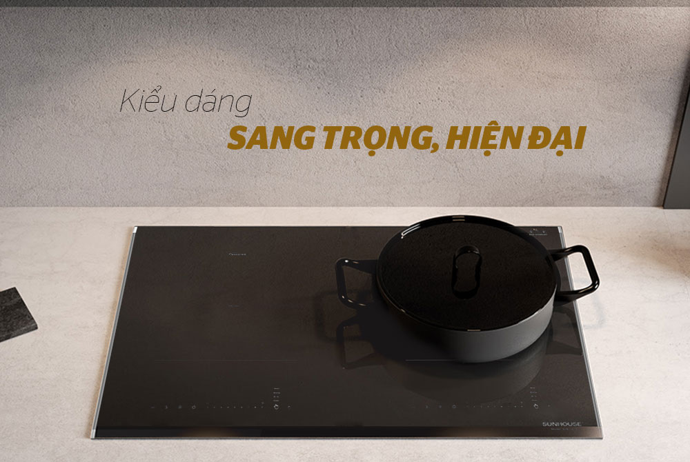 Bếp từ âm 2 vùng nấu Sunhouse SHB-DI09 - Hàng chính hãng