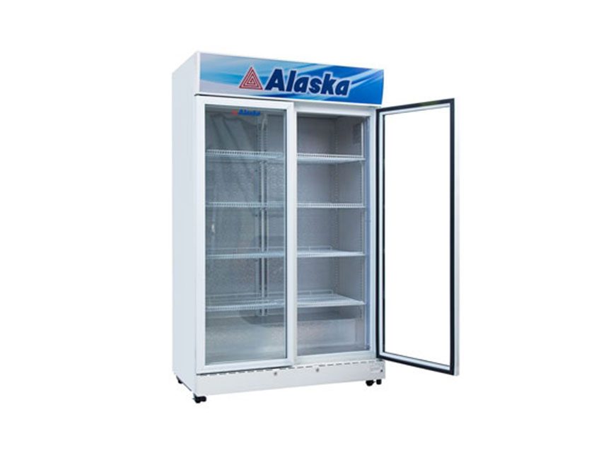 Bên trong của Tủ mát Alaska SL-12C 