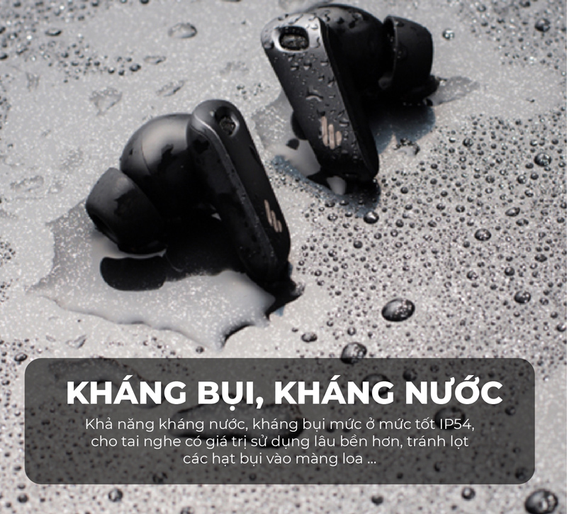 Khả năng chống nước đạt chuẩn IP54, yên tâm khi sử dụng ngoài trời