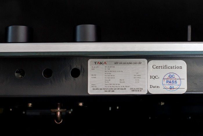 Bếp gas âm hồng ngoại Taka TK-102B - Hàng chính hãng