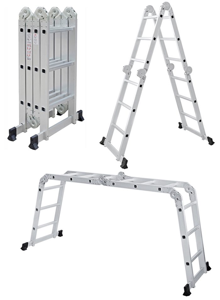 Thang nhôm gấp đa năng 4 đoạn Advindeq ADM103