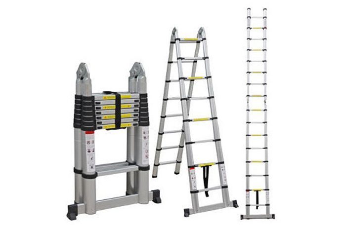 Thang nhôm rút gọn chữ A Advindeq ADT708B - Hàng chính hãng