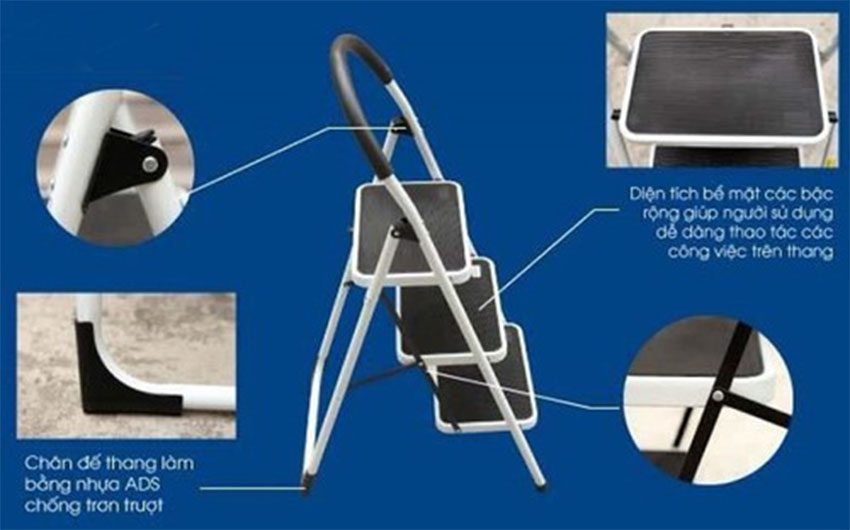 Chi tiết của thang ghế Kagami WK-SL123 