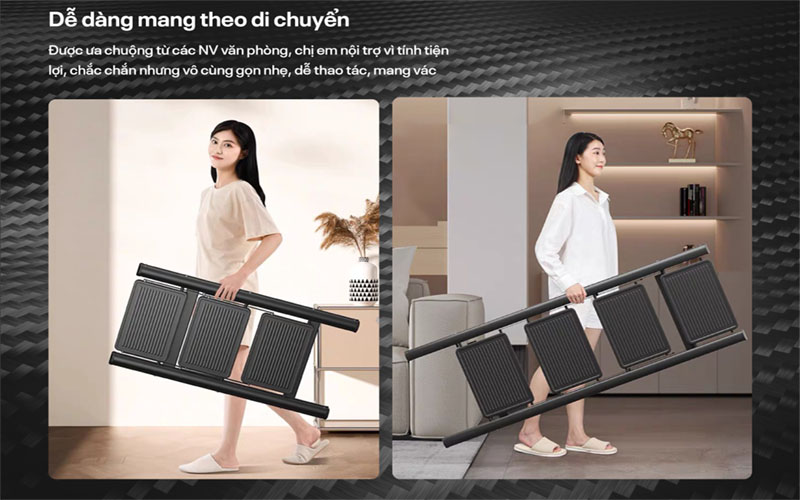 Thang ghế gấp gọn 2 bậc Fujihome SL102B - Hàng chính hãng
